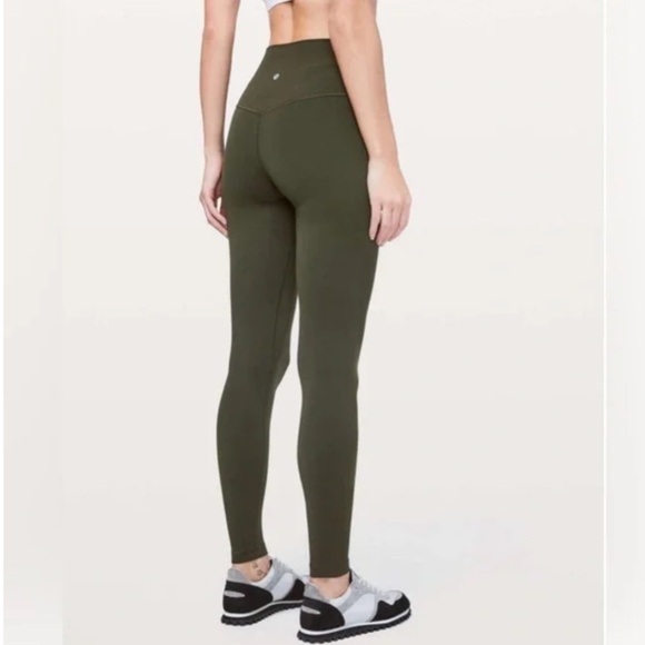 Lululemon Align Pant 28” Legging Dark Olive Green Women’s Size 8 - Picture 1 of 13